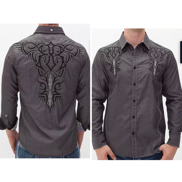 SOLD L $84.50 Signature ROAR from Buckle Gravity Shirt - Picture 3 of 14